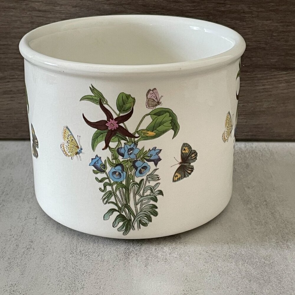 Portmeirion Botanic Garden Floral Butterfly 5" Vase Susan Williams Ellis 1972
